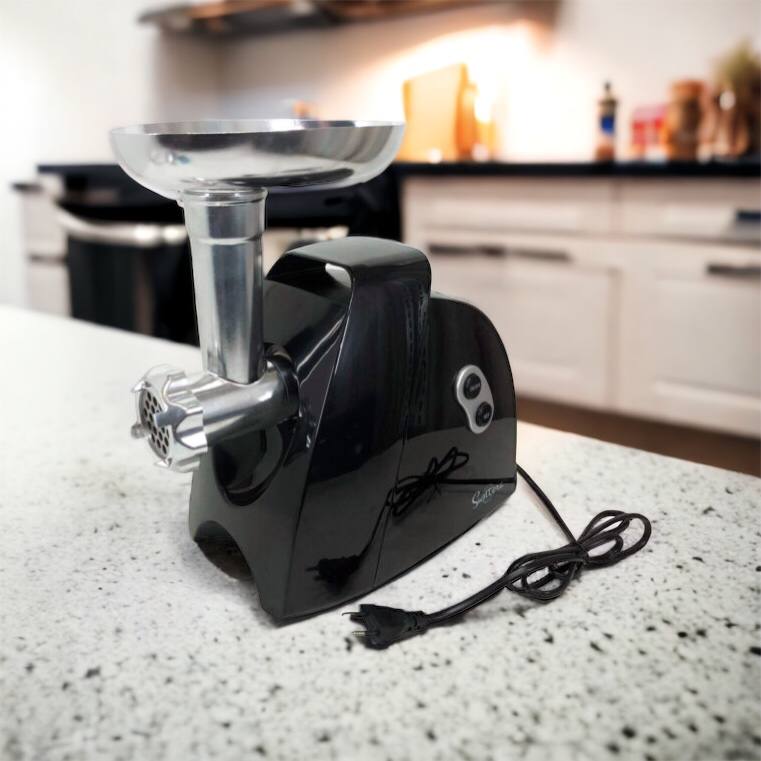 Мясорубка Suntera SMG-5425B, электрическая мясорубка с насадками, электромясорубка для шинковки