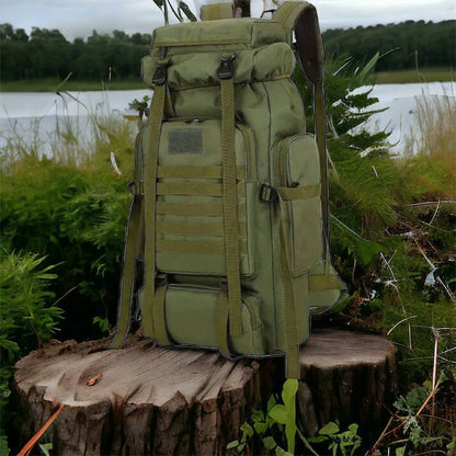 Тактический рюкзак на 70л больший армейский баул, походная сумка / Военный рюкзак, тактический рюкзак ВСУ