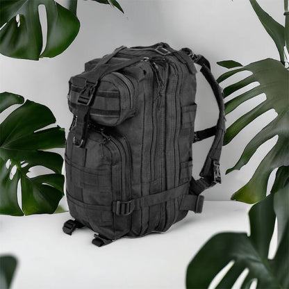Тактический рюкзак Tactic 1000D для военных, охоты, рыбалки,  походов, путешествий и спорта. Цвет: черный
