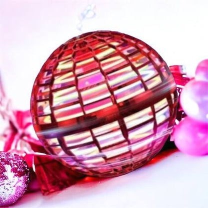 Летающий шар спиннер светящийся FlyNova Pro Gyrosphere игрушка мяч бумеранг, игрушка летающий шар