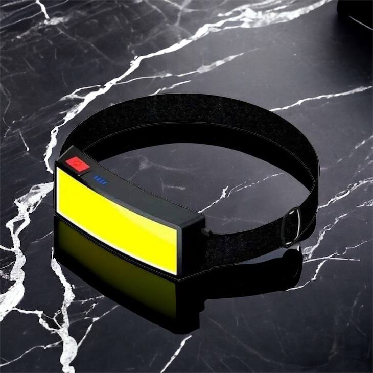 Налобный фонарик яркий рассеивающий для СТО Bailong BL-F007-COB, 3 режима, водостойкий, зарядка от USB