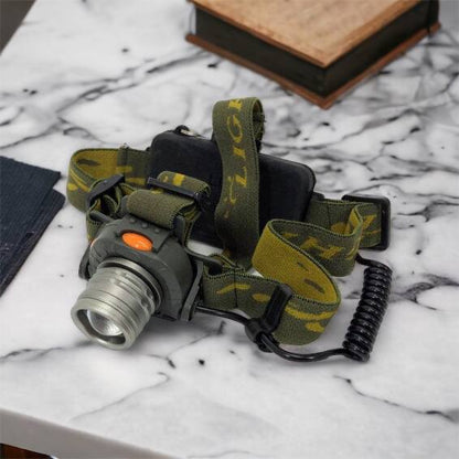 Налобный фонарь тактический Bailong BL-1505 \ 602B SENSOR с датчиком движения, Фонарик налобный led