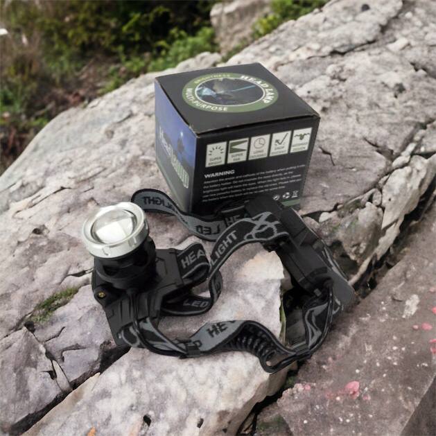 Фонарик на голову Bailong BL-8070-P50, LED налобный аккумуляторный фонарь, фонарь на голову для рыбалки