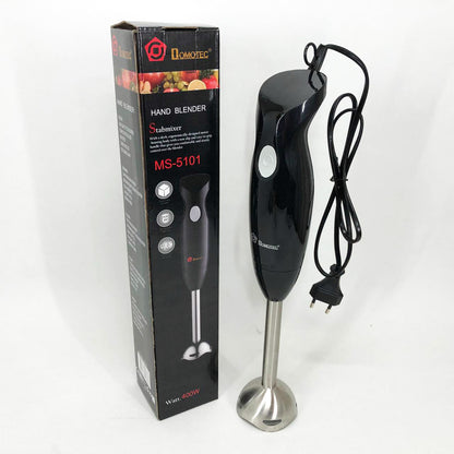 Блендер DOMOTEC MS-5101 занурювальний 350 Вт нержавіюча сталь, блендер для молочних коктейлів блендер подрібнювач