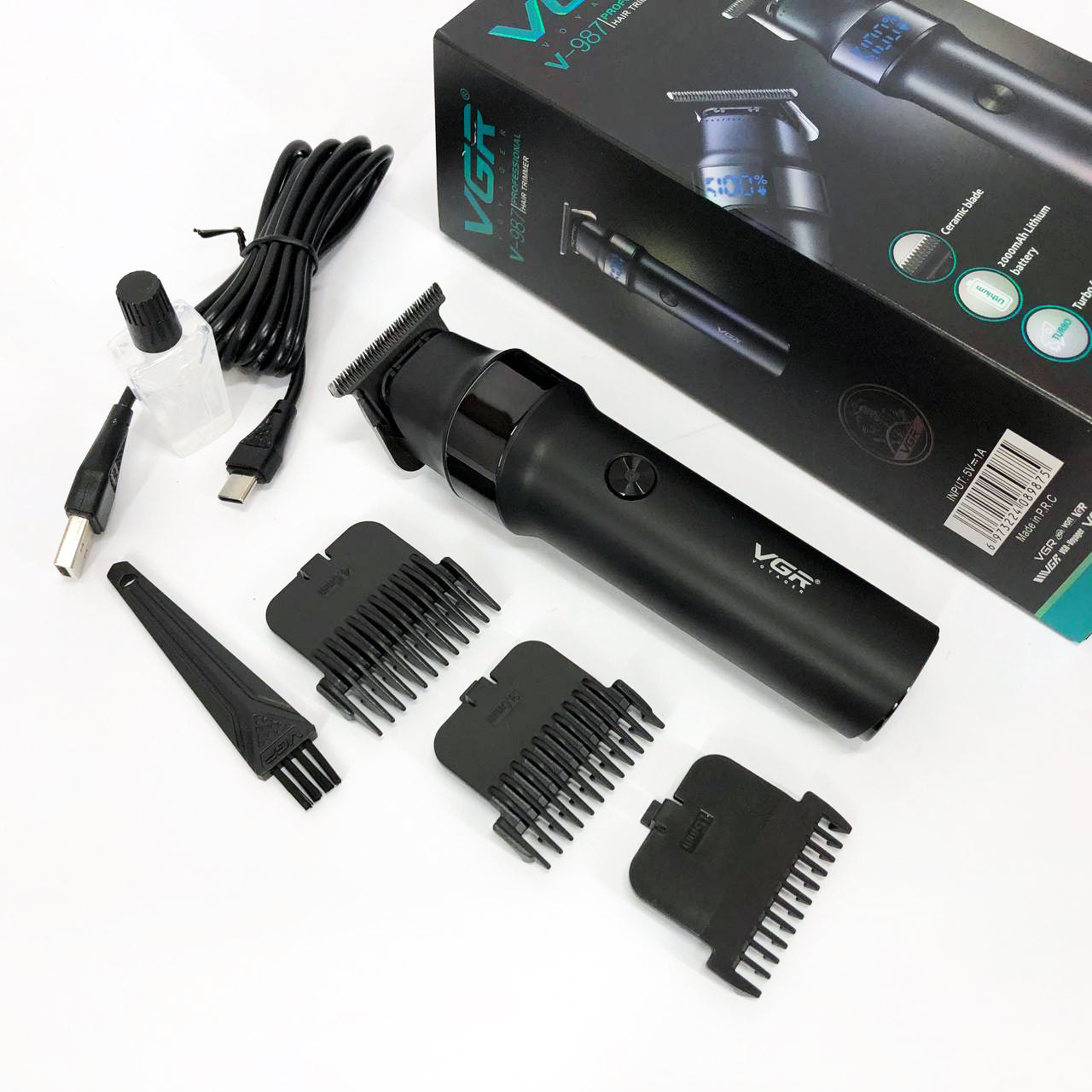 Машинка для стрижки волос VGR V-987, Машинка для стрижки волос беспроводная, Vgr машинка для стрижки