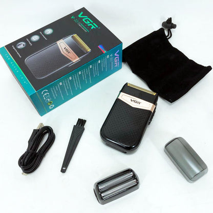 Электробритва VGR V-331, шейвер бритва триммер для стрижки усов и бороды профессиональная мужская бритва