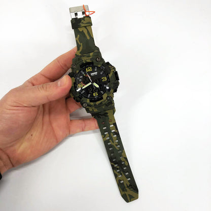 Часы наручные мужские SKMEI 1520CMGN CAMO GREEN, часы военные мужские, для военнослужащих. Цвет: камуфляж