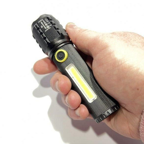 Фонарик ручной аккумуляторный C71/C81-P50-COB, Фонарик светодиодный ручной аккумуляторный портативный