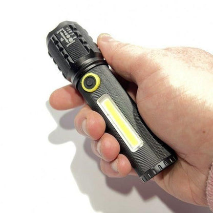 Фонарик ручной аккумуляторный C71/C81-P50-COB, Фонарик светодиодный ручной аккумуляторный портативный