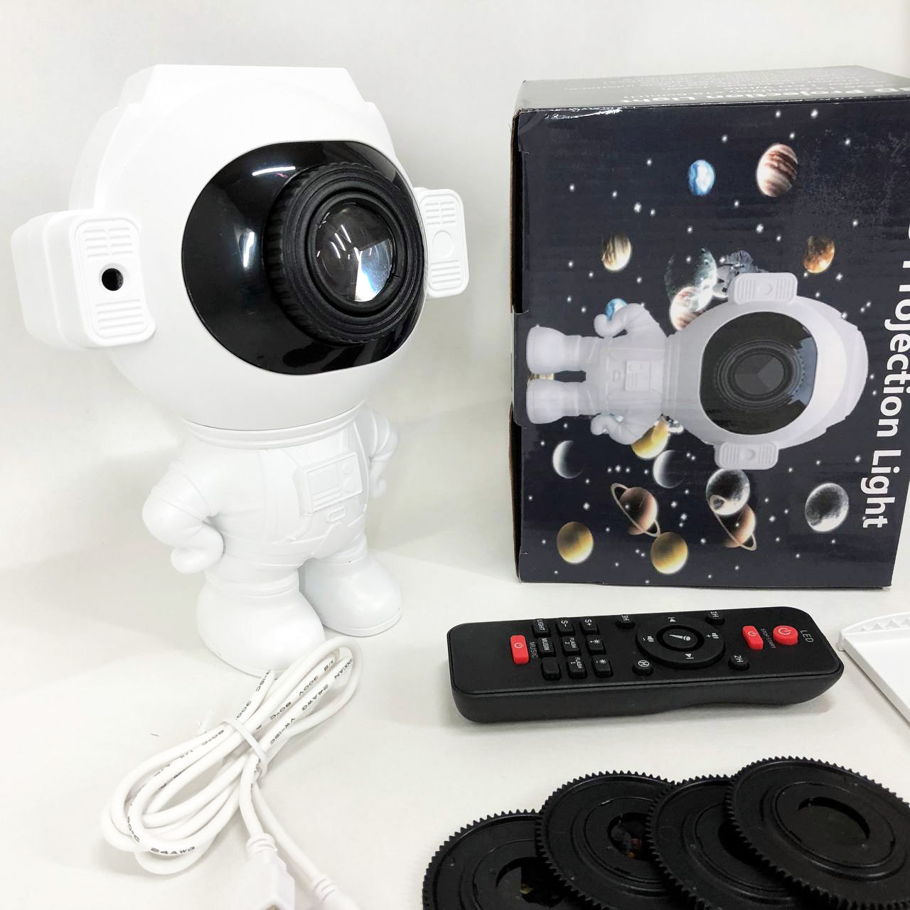 Звездный 3D проектор Astronaut, Лазерный проектор звездного неба космос Проектор звездного неба в комнату