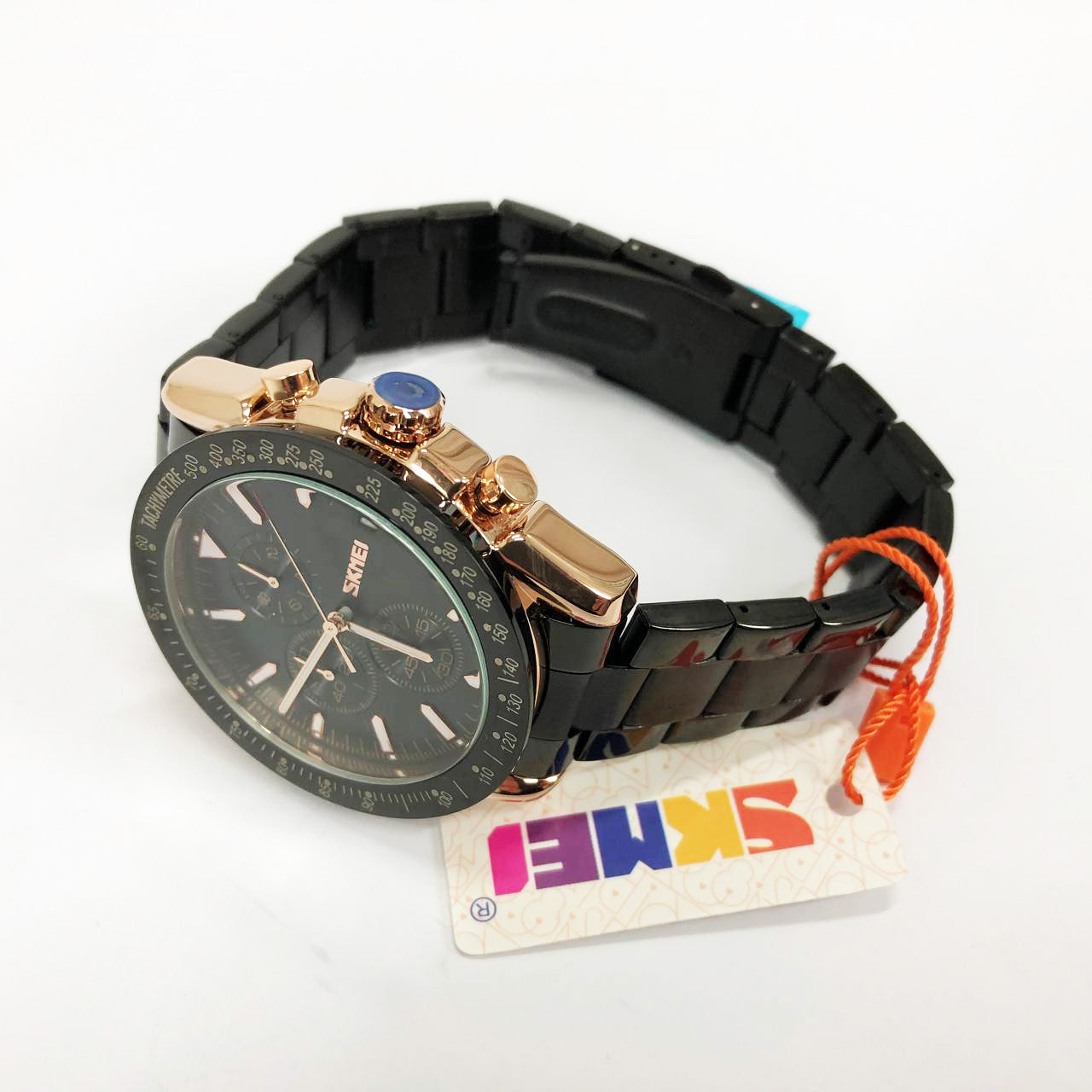 Часы наручные мужские SKMEI 9253RGBK, мужские круглые наручные часы, мужские часы стильные часы на руку