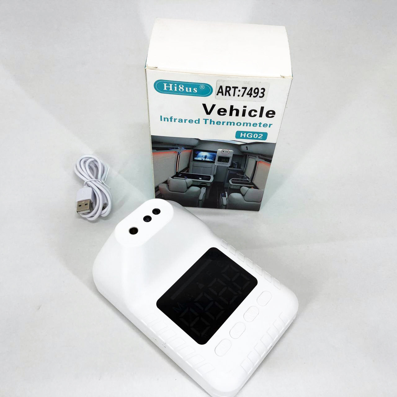 Стационарный бесконтактный термометр Hi8us HG 02 с голосовыми уведомлениями, Термометр электронный