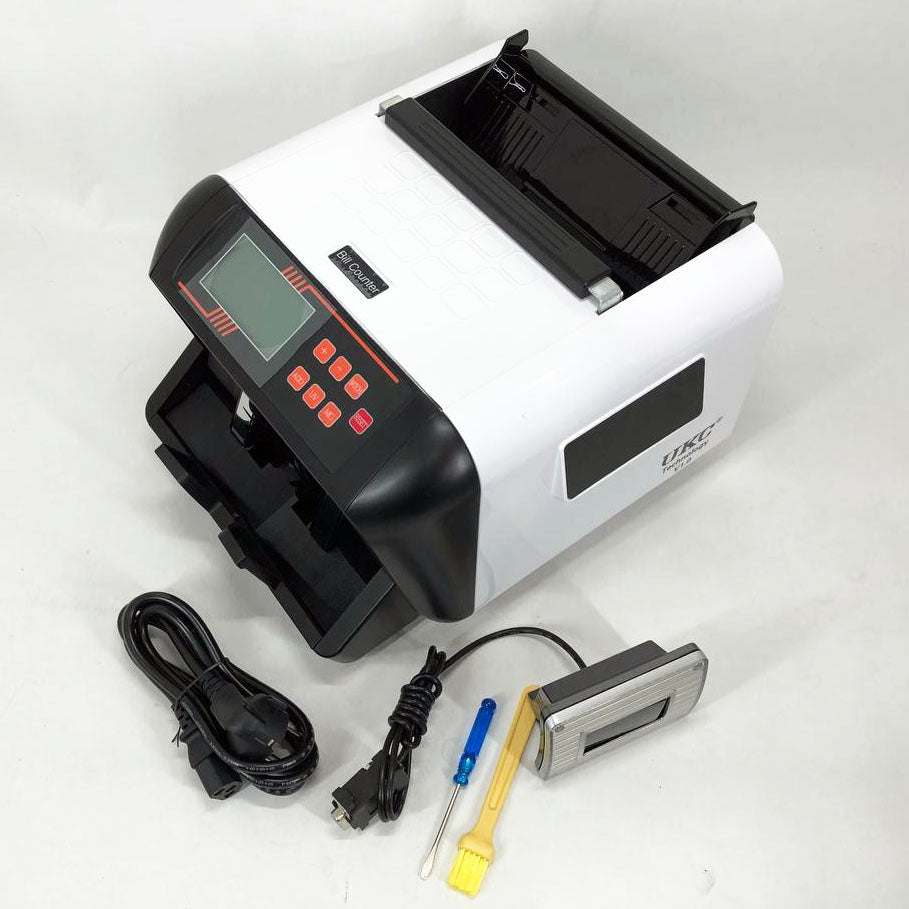 Машинка для счета денег c детектором валют UKC MG-555 счетчик банкнот, устройство для проверки купюр