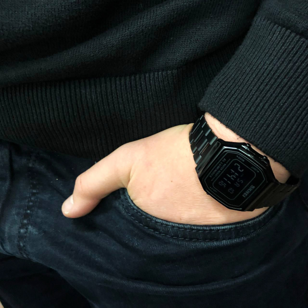 Часы наручные мужские SKMEI 1647BK, оригинальные мужские часы, противоударные часы для военнослужащих