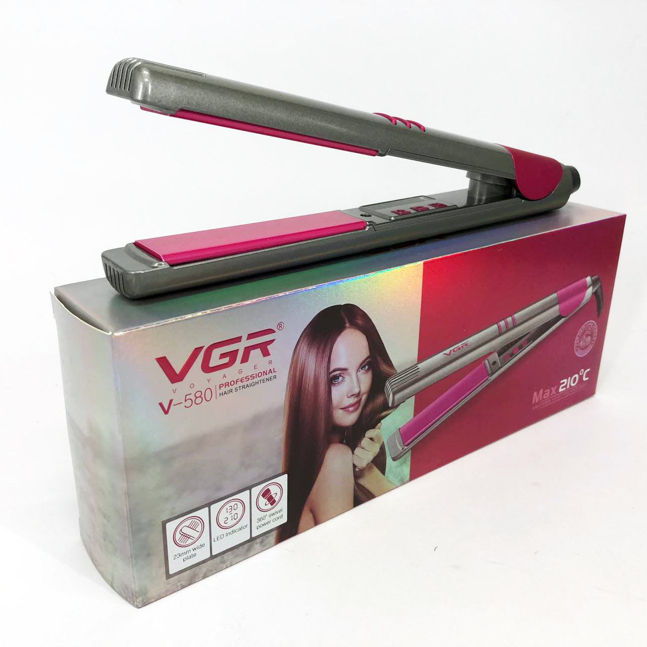 Утюжок выпрямитель для волос VGR V-580, Гофре плойка утюжок для волос, Маленькая плойка