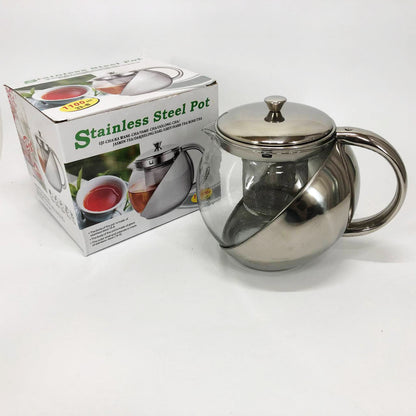 Заварник UNIQUE UN-1164 1.10 л, Чайник заварочный стеклянный качественный на кухню, Красивый заварник