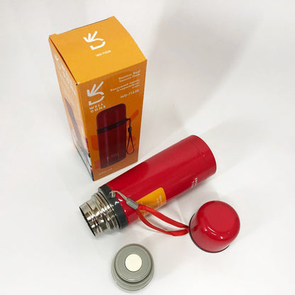 Термос вакуумный Well Done WD-7153R 350 мл, Качественный термос для дома, для напитков. Цвет: красный