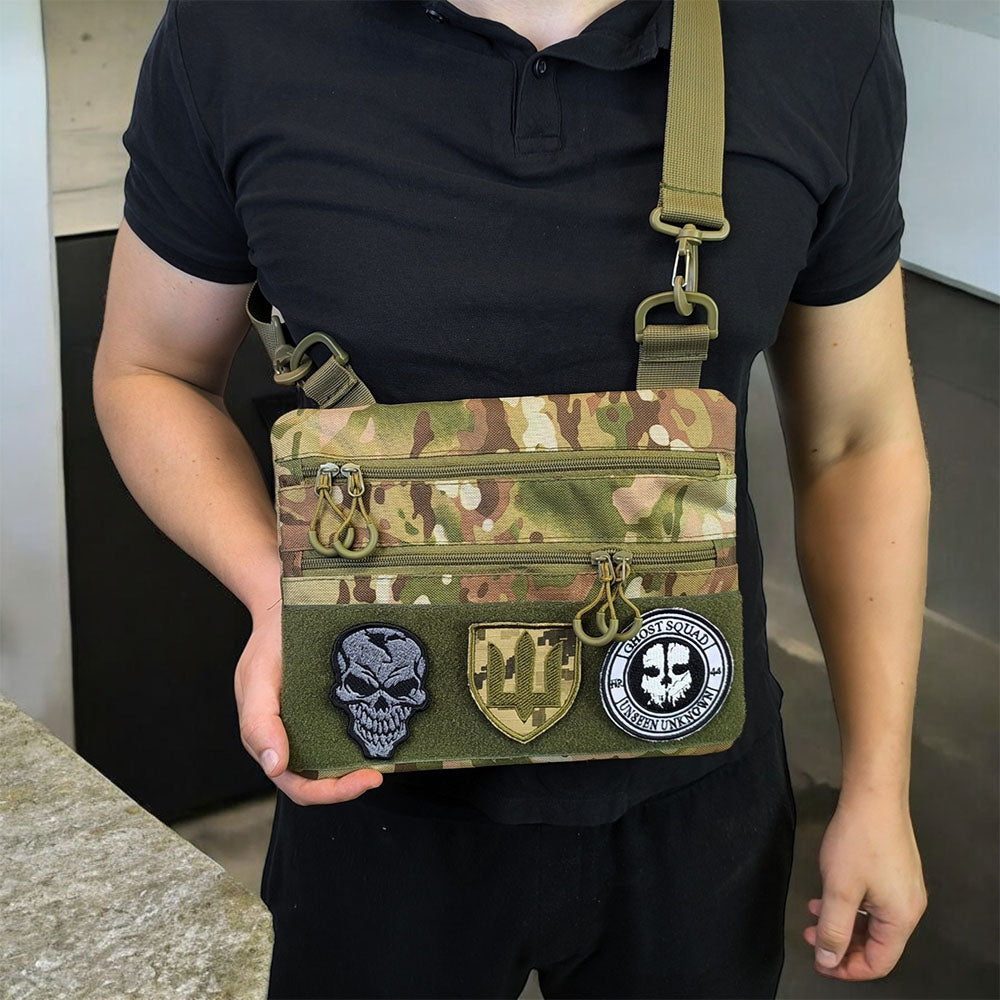 Мужская тактическая сумка барсетка, Рюкзак мужской военный тактический, Нагрудная сумка кобура