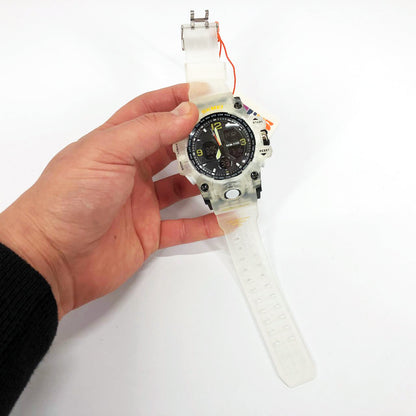 Часы наручные мужские SKMEI 1155BWT, наручные часы для военных, фирменные спортивные часы. Цвет: белый