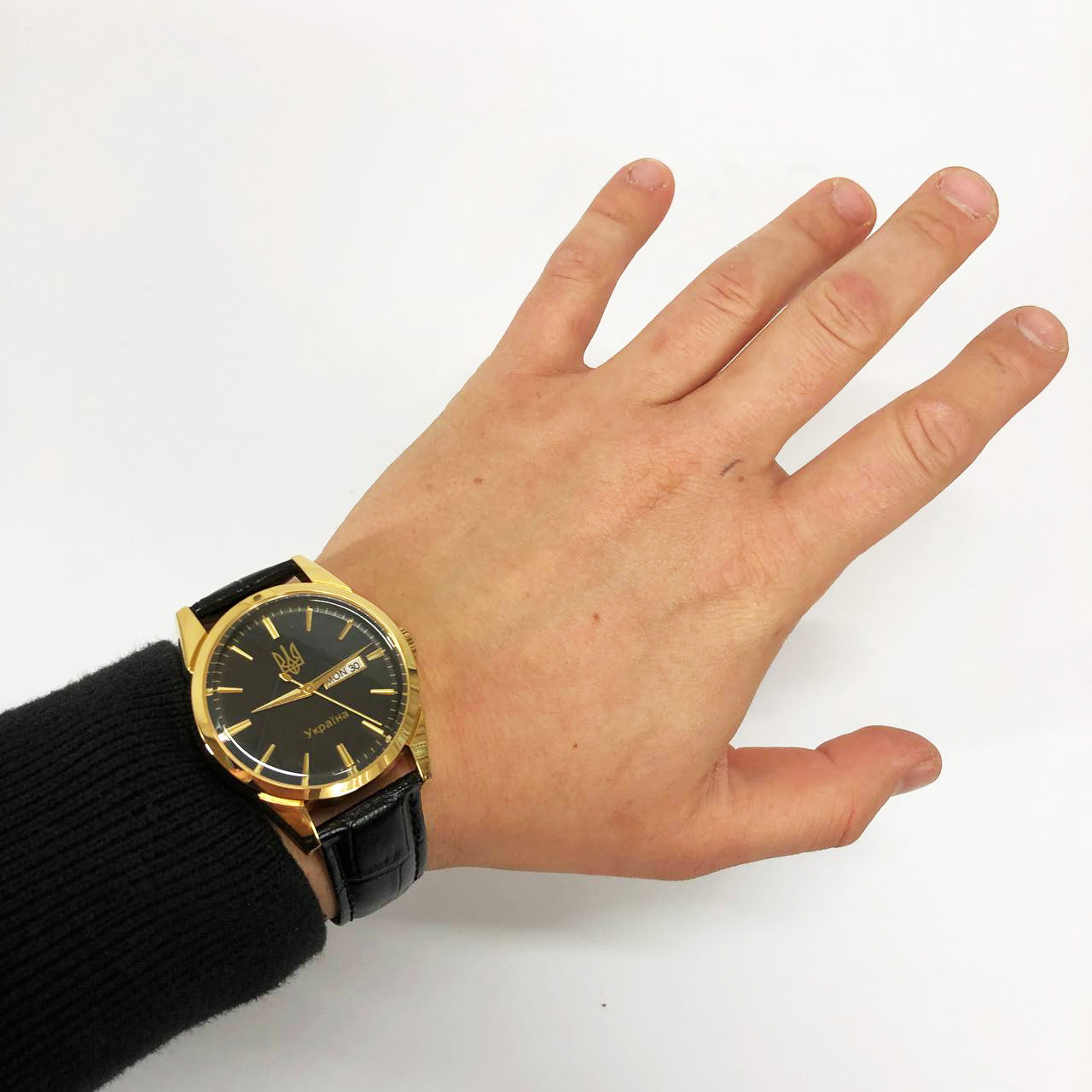 Часы наручные мужские SKMEI 3709/9073GDBK-B, Красивые мужские часы наручные кварцевые