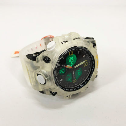 Часы наручные мужские SKMEI 1155BWT, наручные часы для военных, фирменные спортивные часы. Цвет: белый