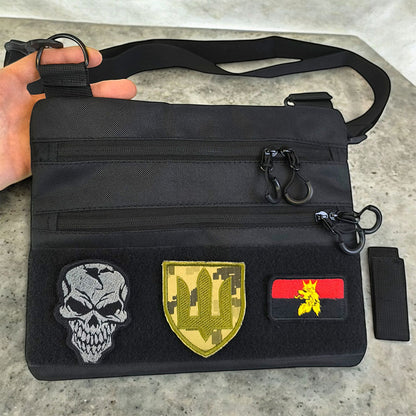 Тактический рюкзак через плечо, Нагрудная сумка мужская тактическая тканевая, Нагрудная сумка кобура