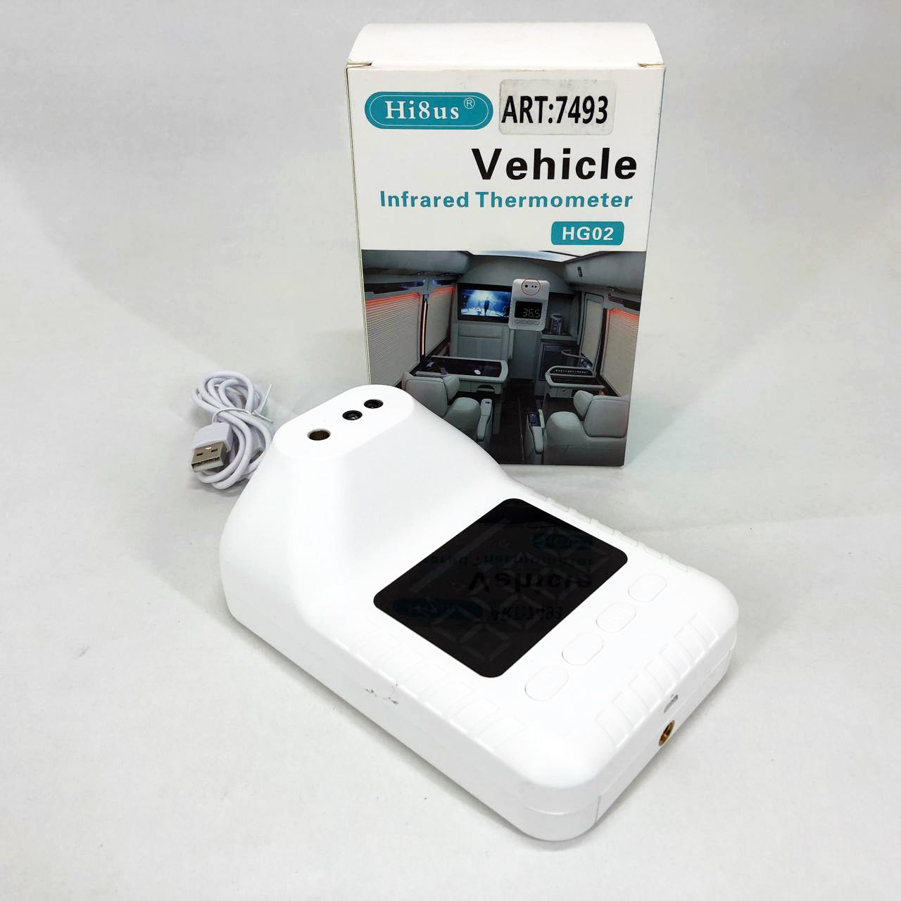 Стационарный бесконтактный термометр Hi8us HG 02 с голосовыми уведомлениями, Термометр электронный