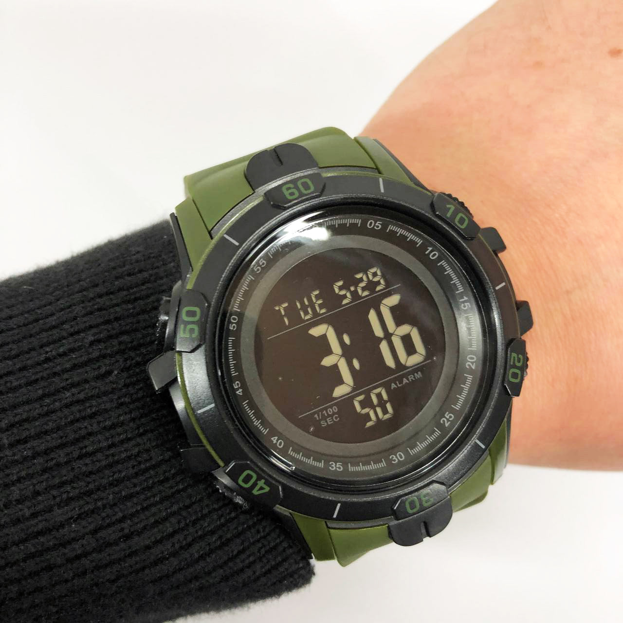 Часы наручные мужские SKMEI 1475AG ARMY GREEN, брендовые мужские часы, часы для мужчины. Цвет: зеленый