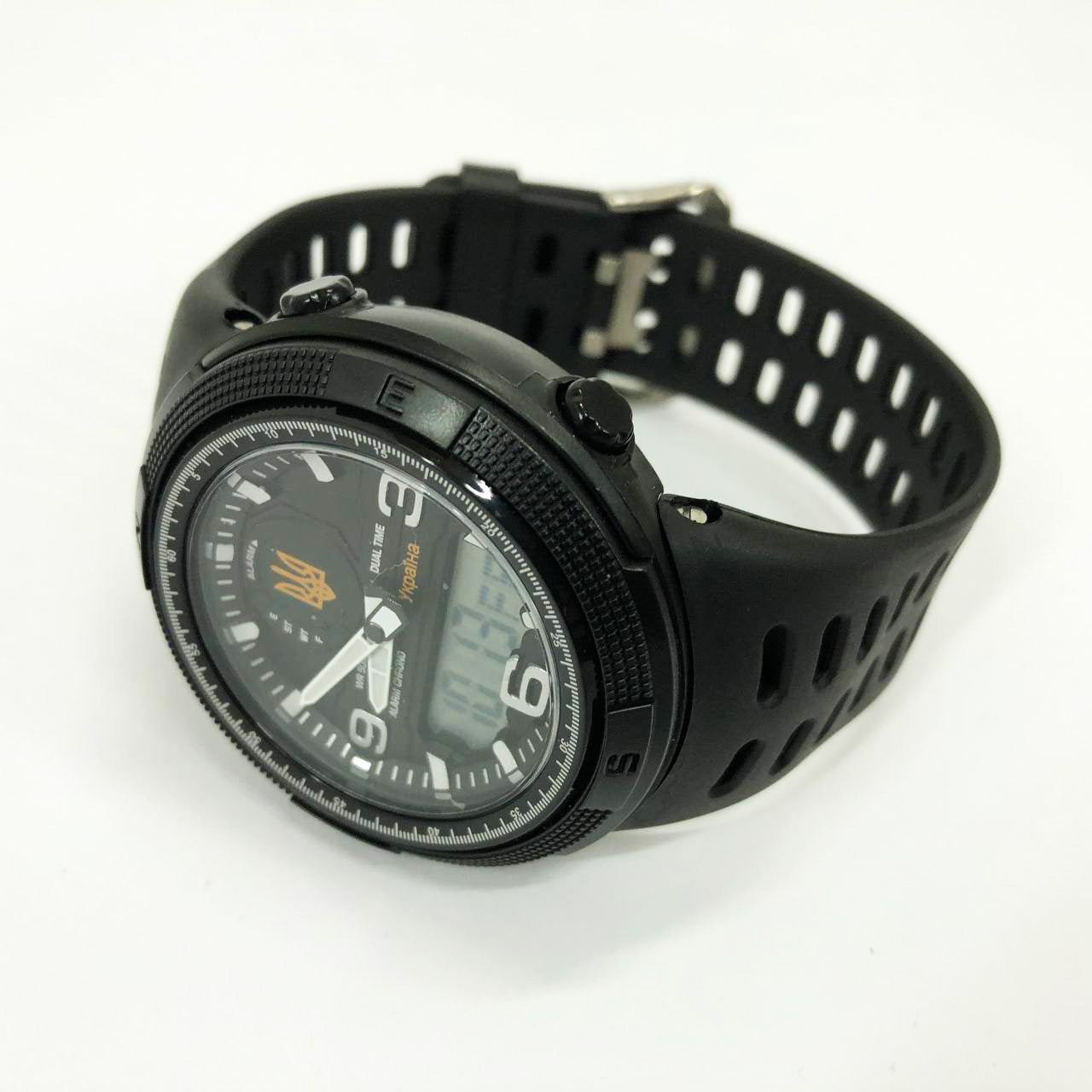 Часы наручные мужские SKMEI 5561/1655BKWT, спортивные, Мужские армейские водостойкие тактические часы