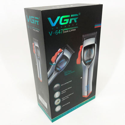Машинка для стрижки волос VGR V-647 со сменными насадками, Машинка для стрижки для дома