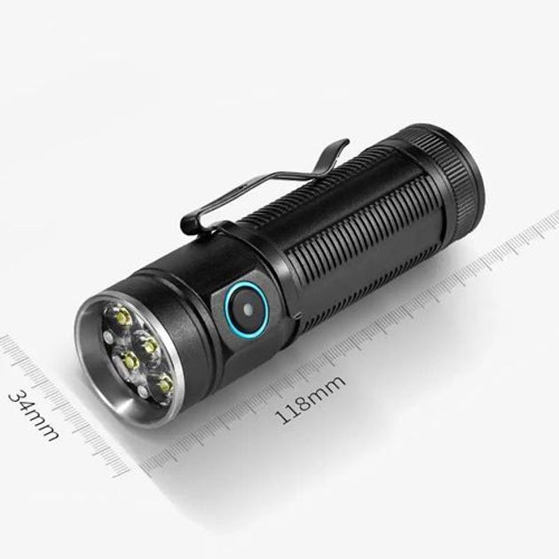 Ручний ліхтарик W5184-6XHP360, Супер яскравий ліхтарик, Суперпотужний пошуковий ручний ліхтар тактичний