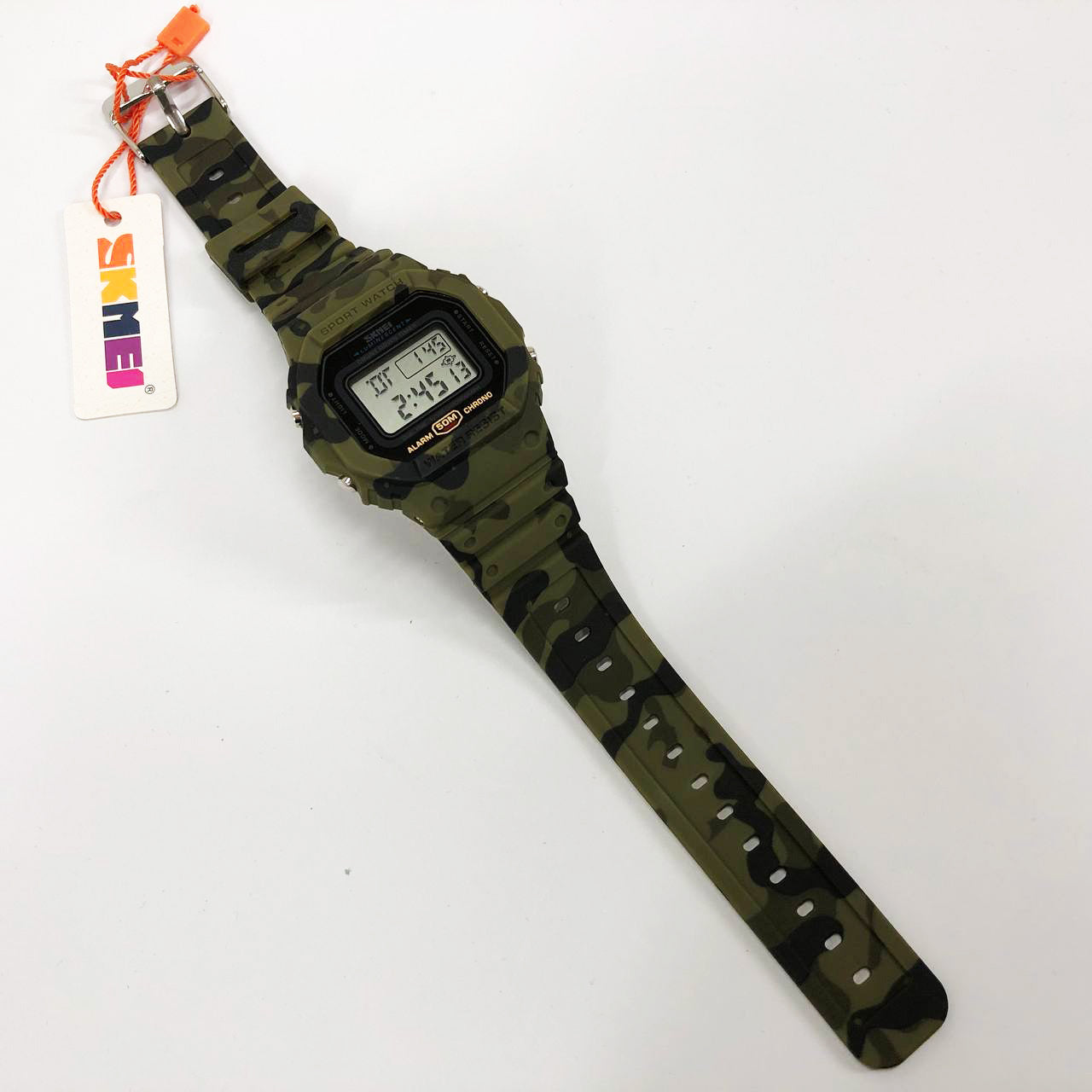 Часы наручные мужские SKMEI 1628CMGN, тактические часы, часы армейские оригинал, часы для мужчины