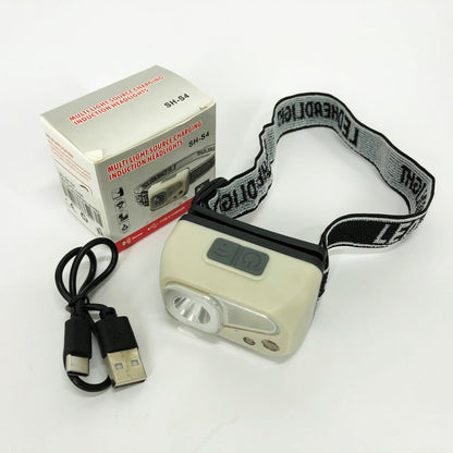 Фонарь налобный SH-S4-XPE+3SMD, Мощный аккумуляторный налобный фонарик, Налобный фонарь яркий