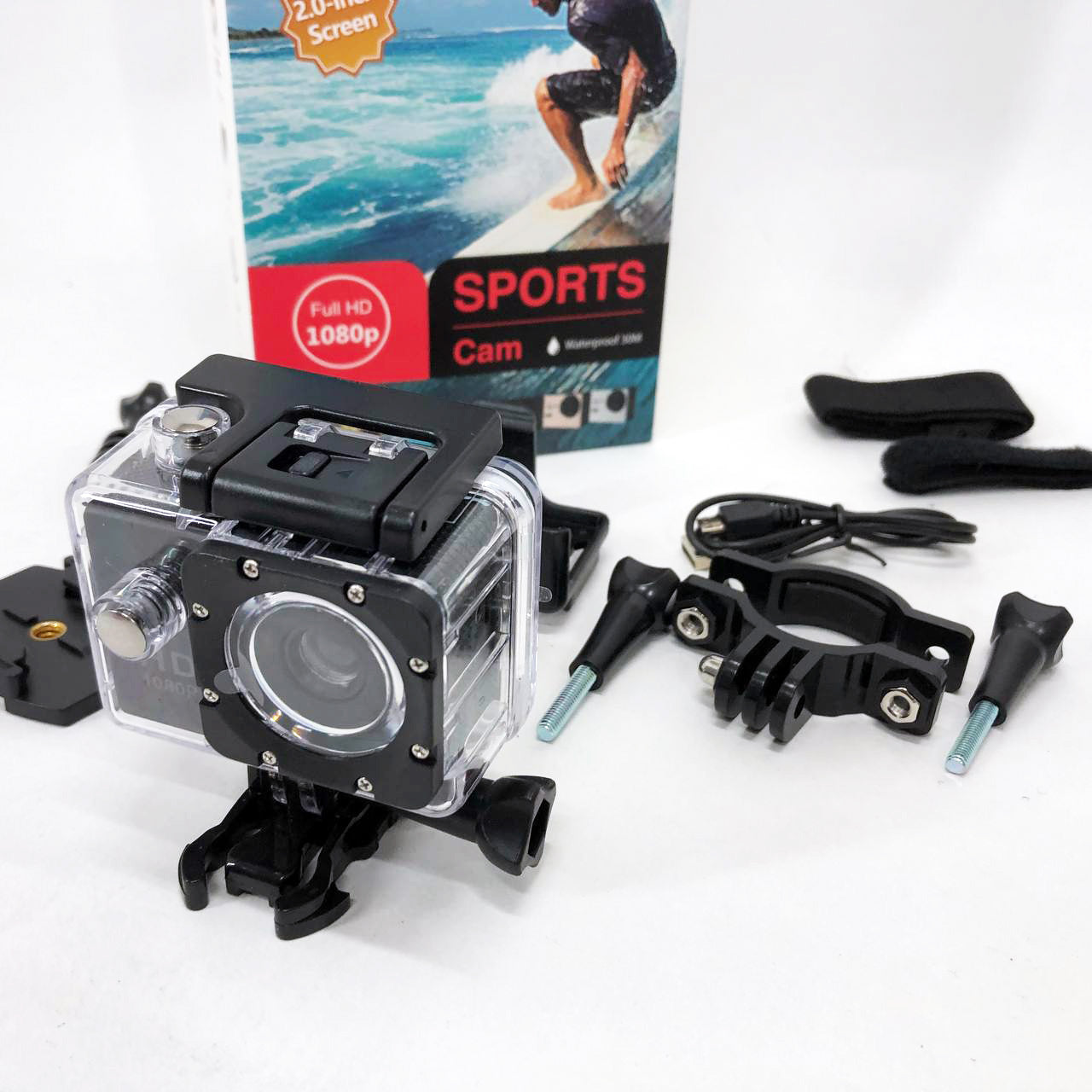 Экшн камера DVR SPORT A7, Камера gopro водонепроницаемая, Камера гоупро, Камера на голову налобная