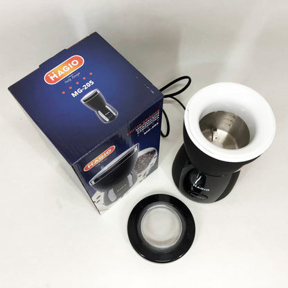Кофемолка MAGIO MG-205 200 Вт, Кофемолка бытовая электрическая, Портативная кофемолка, Измельчитель кофе