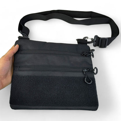 Тактический рюкзак через плечо, Нагрудная сумка мужская тактическая тканевая, Нагрудная сумка кобура