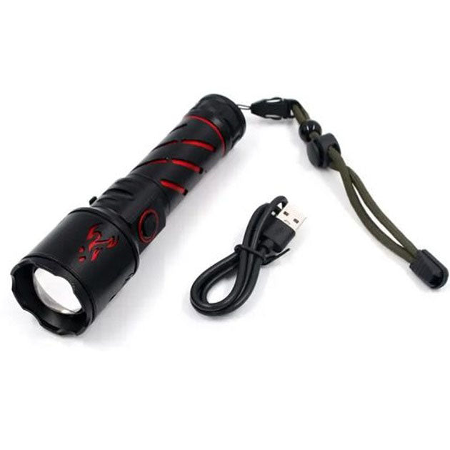 Фонарь ручной аккумуляторный XQ-S59-GT, Фонарь ручной мощный, Карманный фонарь с usb зарядкой