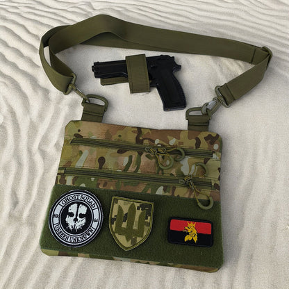 Мужская тактическая сумка барсетка, Рюкзак мужской военный тактический, Нагрудная сумка кобура