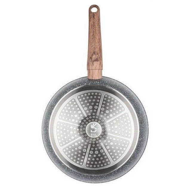 Сковорода Well Done WD-1038N с покрытием Marble Stone 28 см, сковорода с индукционным дном