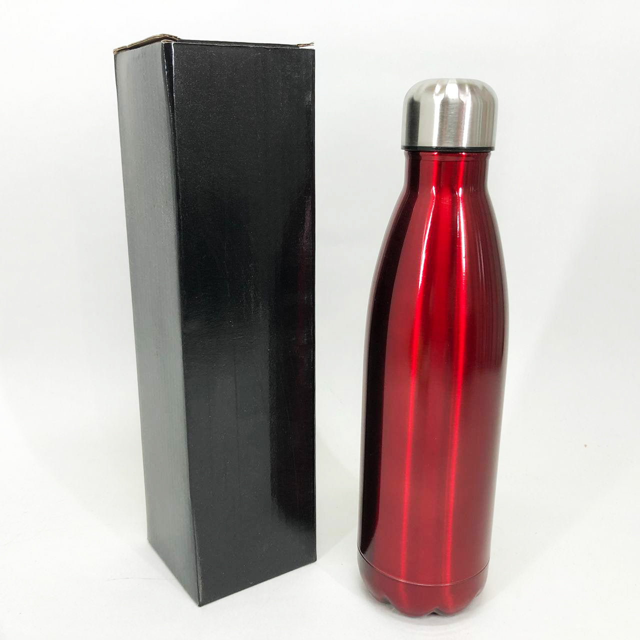 Туристический термос бутылка UNIQUE UN-1022 500 мл  холодных и горячих напитков из стали. Цвет: красный