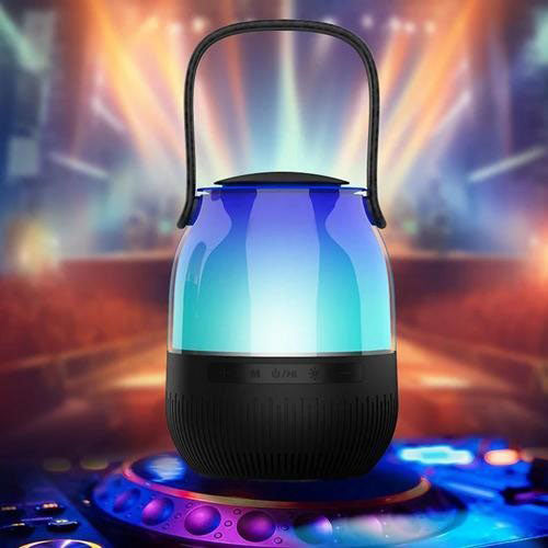 Портативная колонка XM-A68 с RGB подсветкой и микрофоном, Bluetooth микрофон для караоке