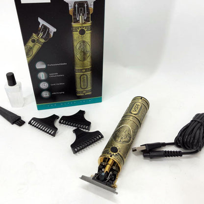 Машинка для стрижки мужская VGR V-085 Электробритва с насадками для бороды Окантовочная машинка