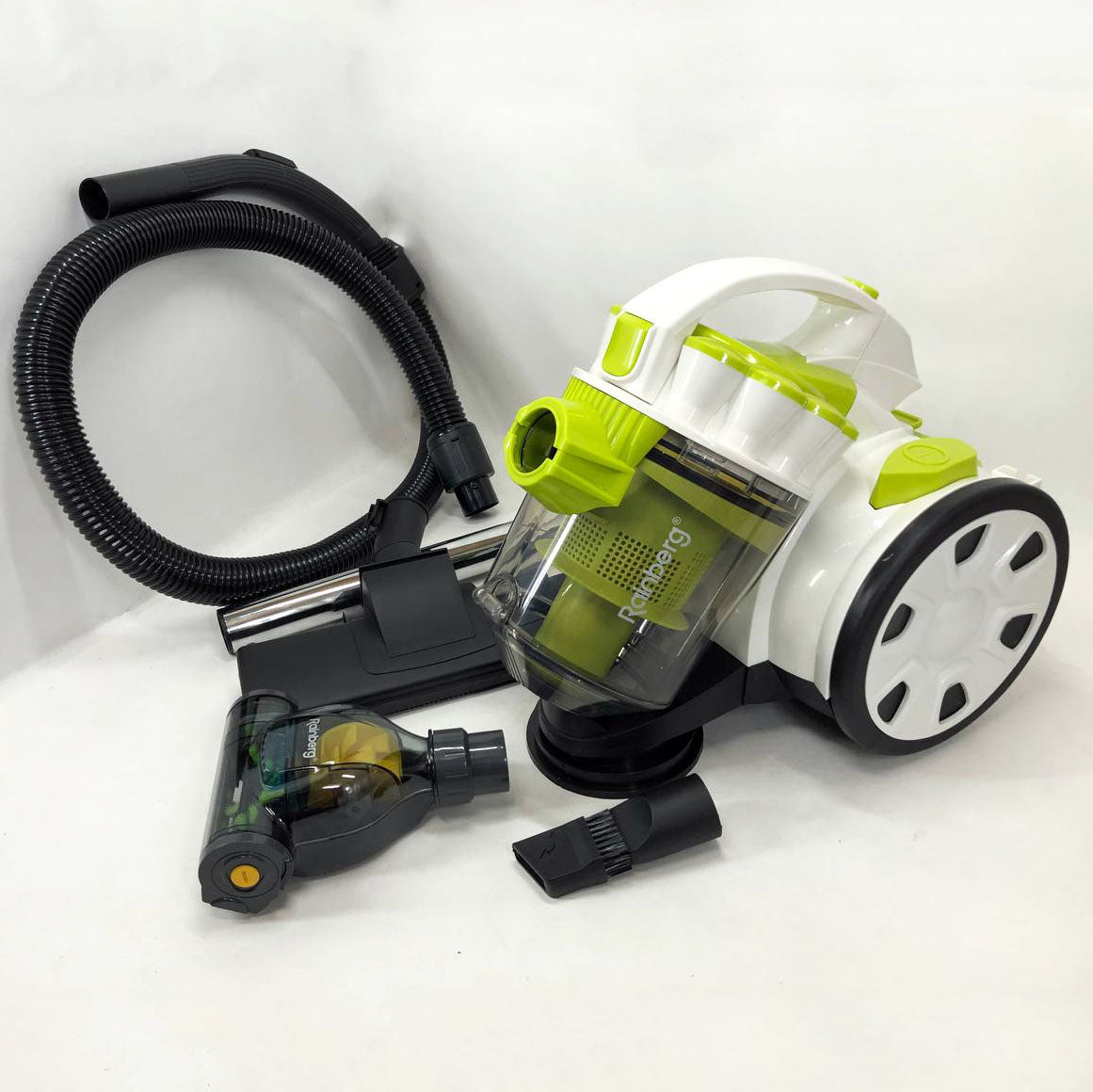 Пылесос без мешка Rainberg RB-651 TB контейнерный 2500 Вт, шнур 3,2 метров с колбой объёмом 3 л