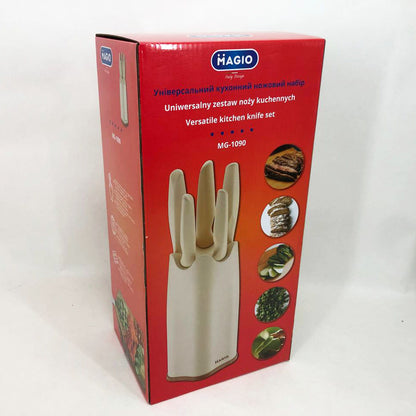 Набор ножей универсальный кухонный Magio MG-1090, поварские кухонные ножи набор, кухонные ножи