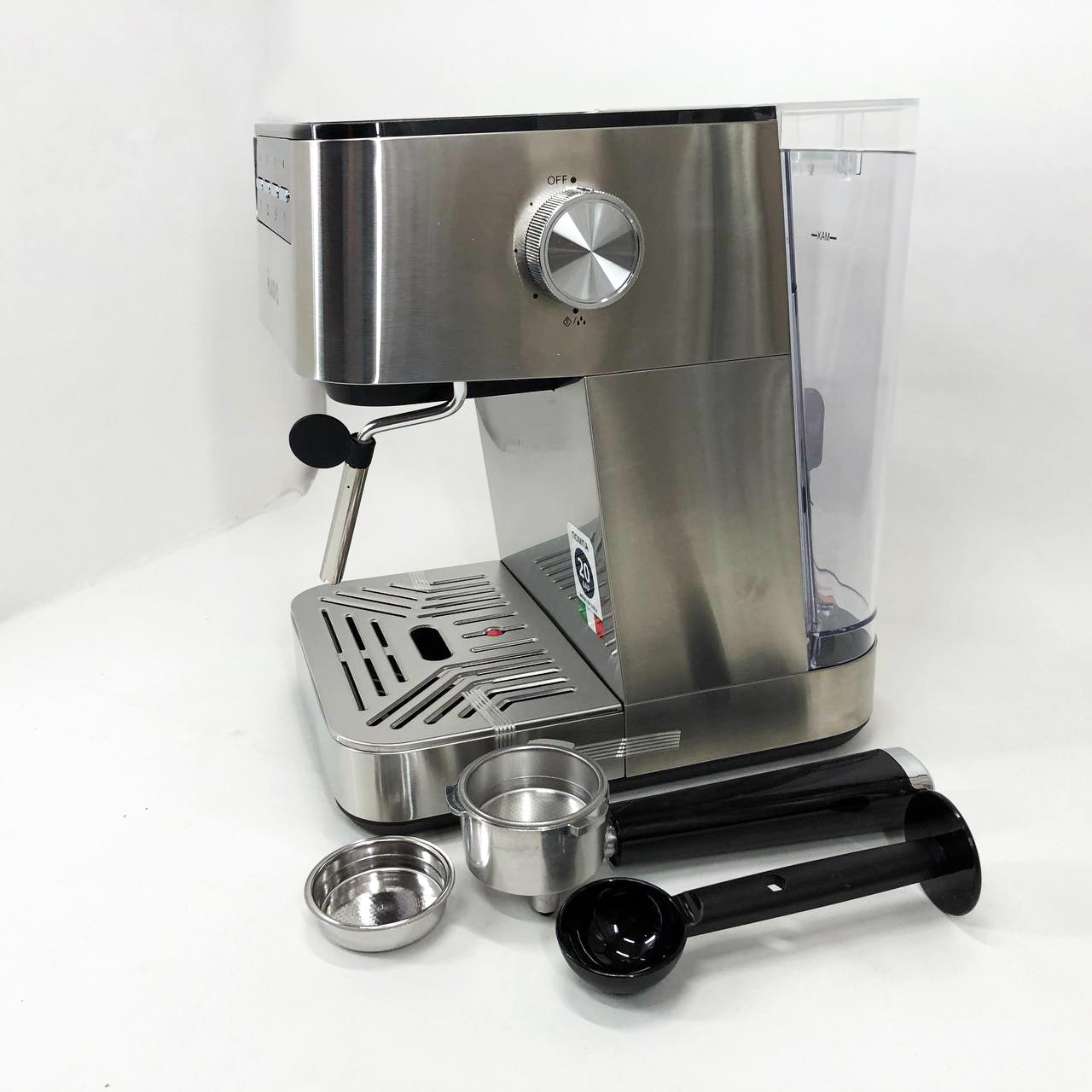 Кофеварка рожковая MAGIO MG-453 960 Вт, кофеварка с возможностью приготовления эспрессо, кофемашина латте