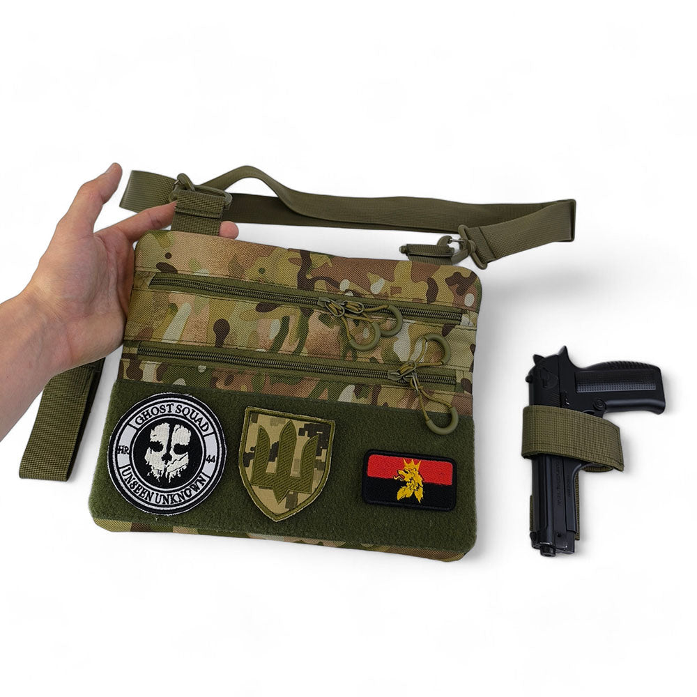 Мужская тактическая сумка барсетка, Рюкзак мужской военный тактический, Нагрудная сумка кобура