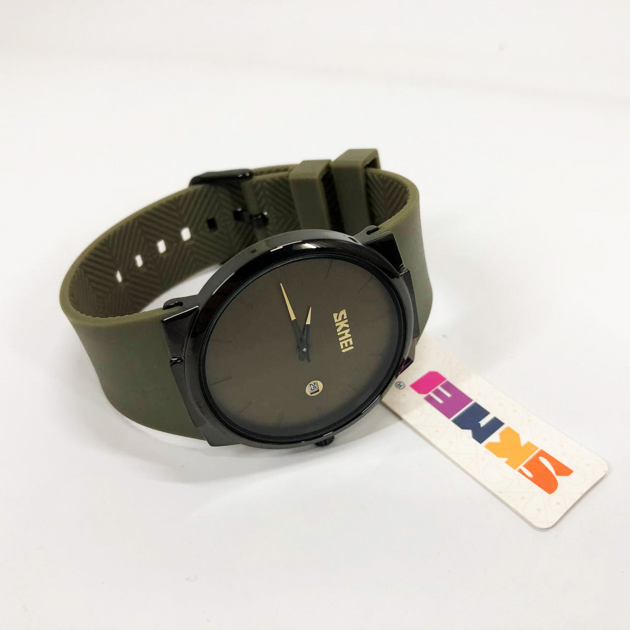 Часы наручные мужские SKMEI 1509AG, мужские круглые наручные часы, Оригинальные мужские часы