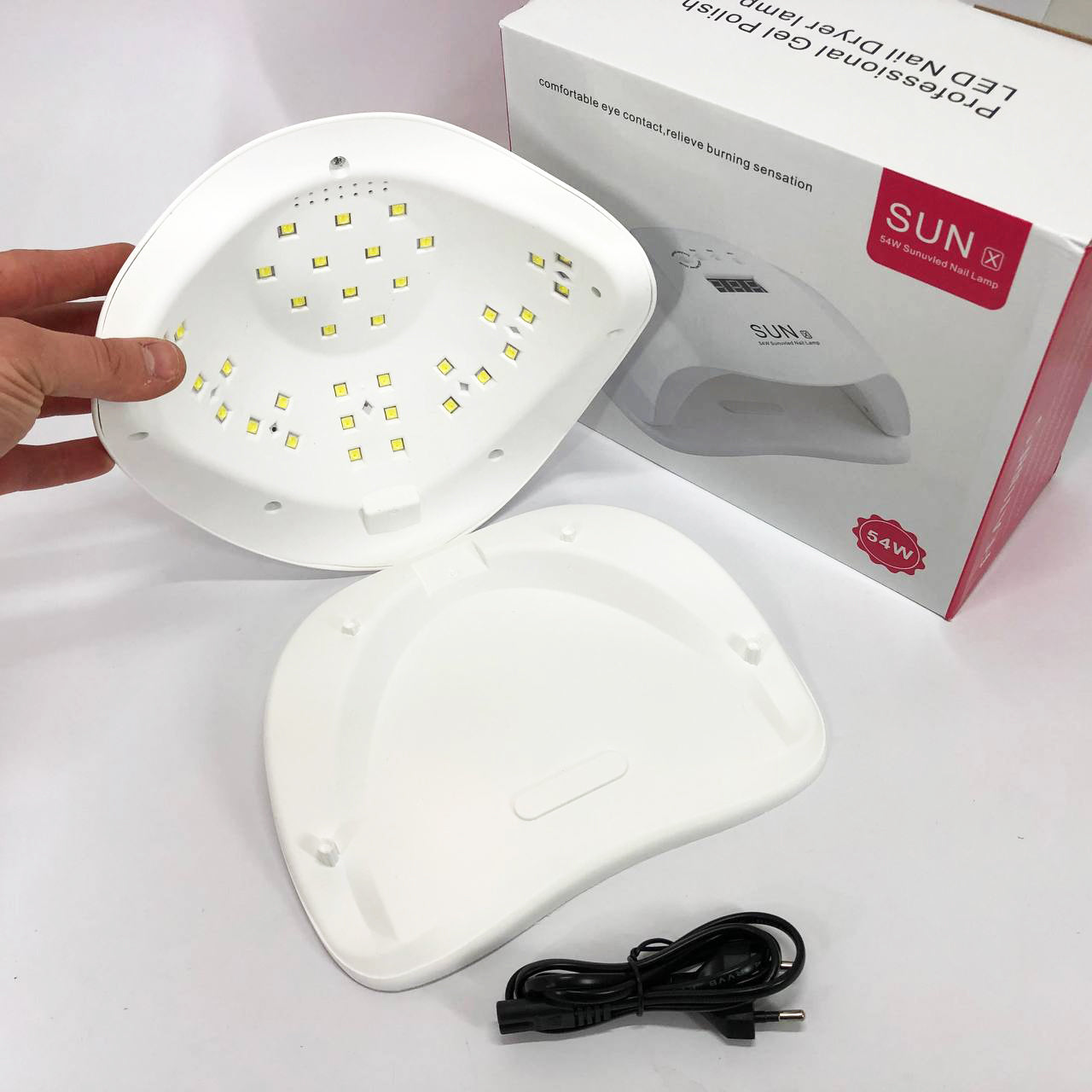 Профессиональная сушилка Sun X Beauty nail 54w FD 160A для ногтей, лампа для гель-лака, Лампа мастера маникюра