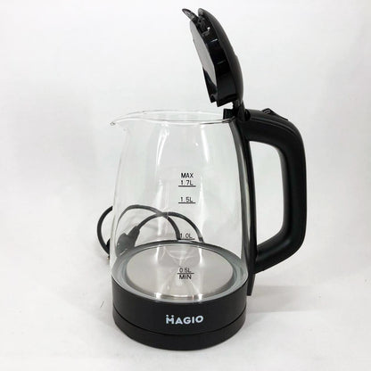 Электрочайник Magio MG-505, чайник прозрачный с подсветкой, стильный электрический чайник
