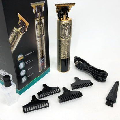 Машинка для стрижки волос VGR V-073 аккумуляторный беспроводной триммер для бороды и усов